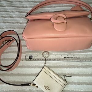 Coach Pink and White Women's Bag Set